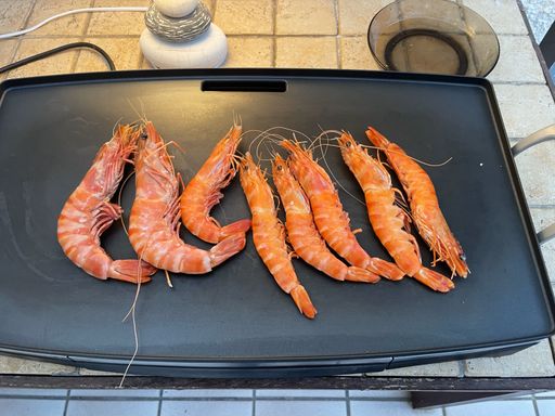  Wie immer Gambas auf den Grill